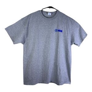 NRA Day National Rifle Association Learn Share Grow Soft T-Shirt Tee XL Gray